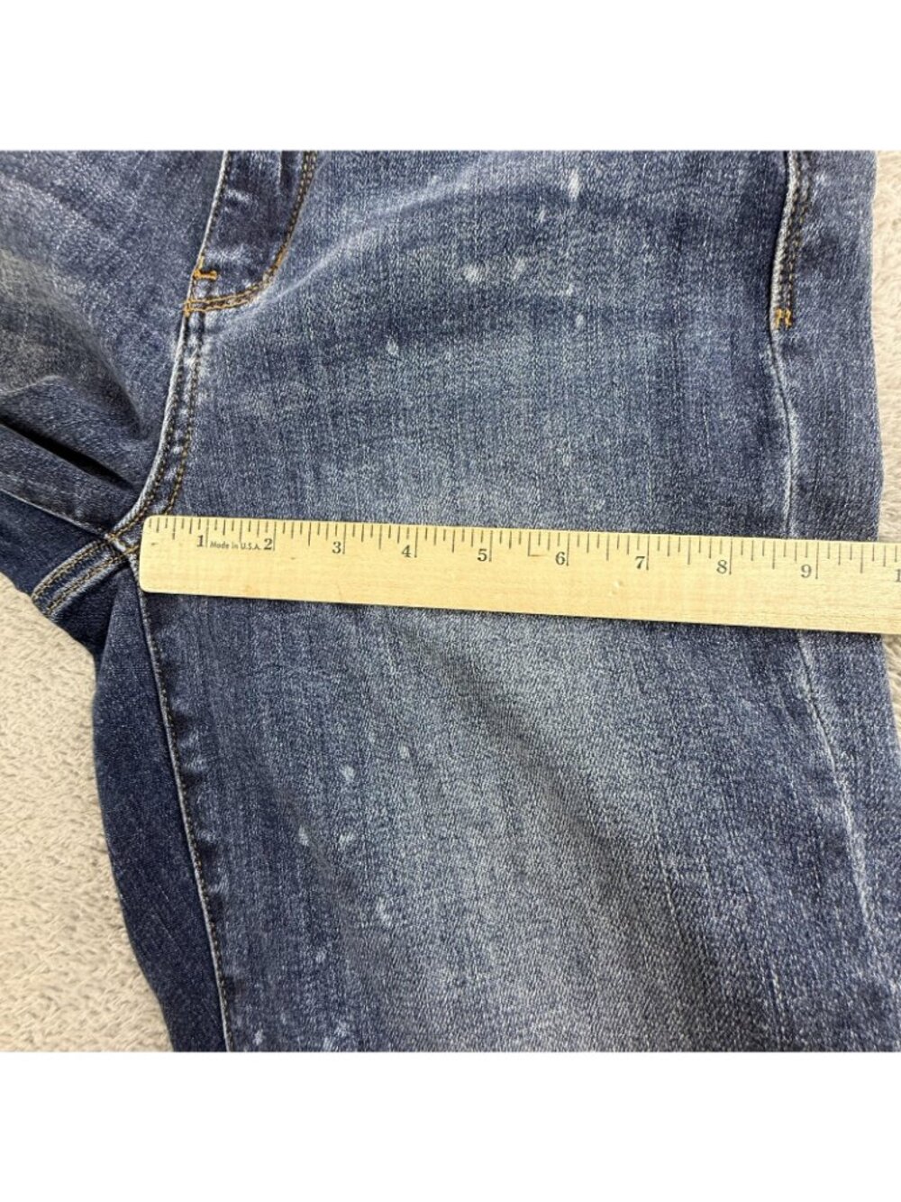 Judy Blue Jeans Womens 3/26 Blue Boyfriend Distressed Stretch Denim JB82346DK - Picture 15 of 16
